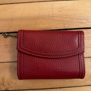 Coach red wallet